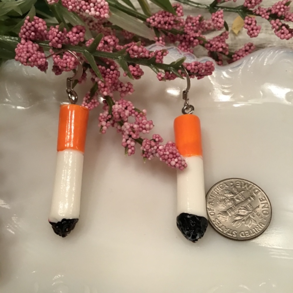 Cigarettes Earrings